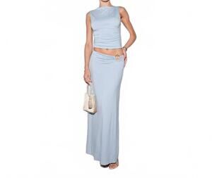 NEW LOUCIA ninette skirt in dusty blue